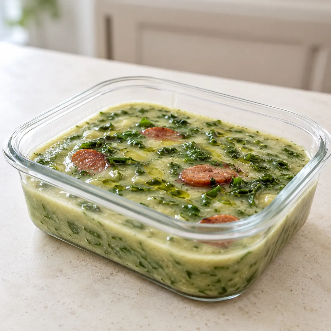 Foto de la sopita Caldo Verde Low Carb